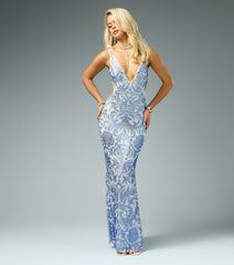 Candence Rhinestone Formal Dress