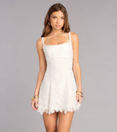 Charmed And Booked Lace Skater Dress