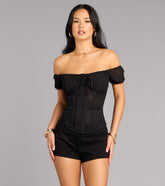Date Night Defined Bustier Top