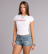Just A Little Darlin Crop Tee