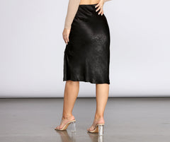 Sleek Vibes Ruched Skirt