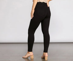 Super High Rise Skinny Ponte Pants