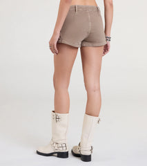 Trendsetting Vibe Lace-Up Denim Shorts