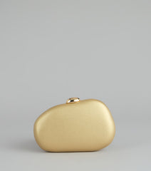 Black Tie Ready Metallic Clutch