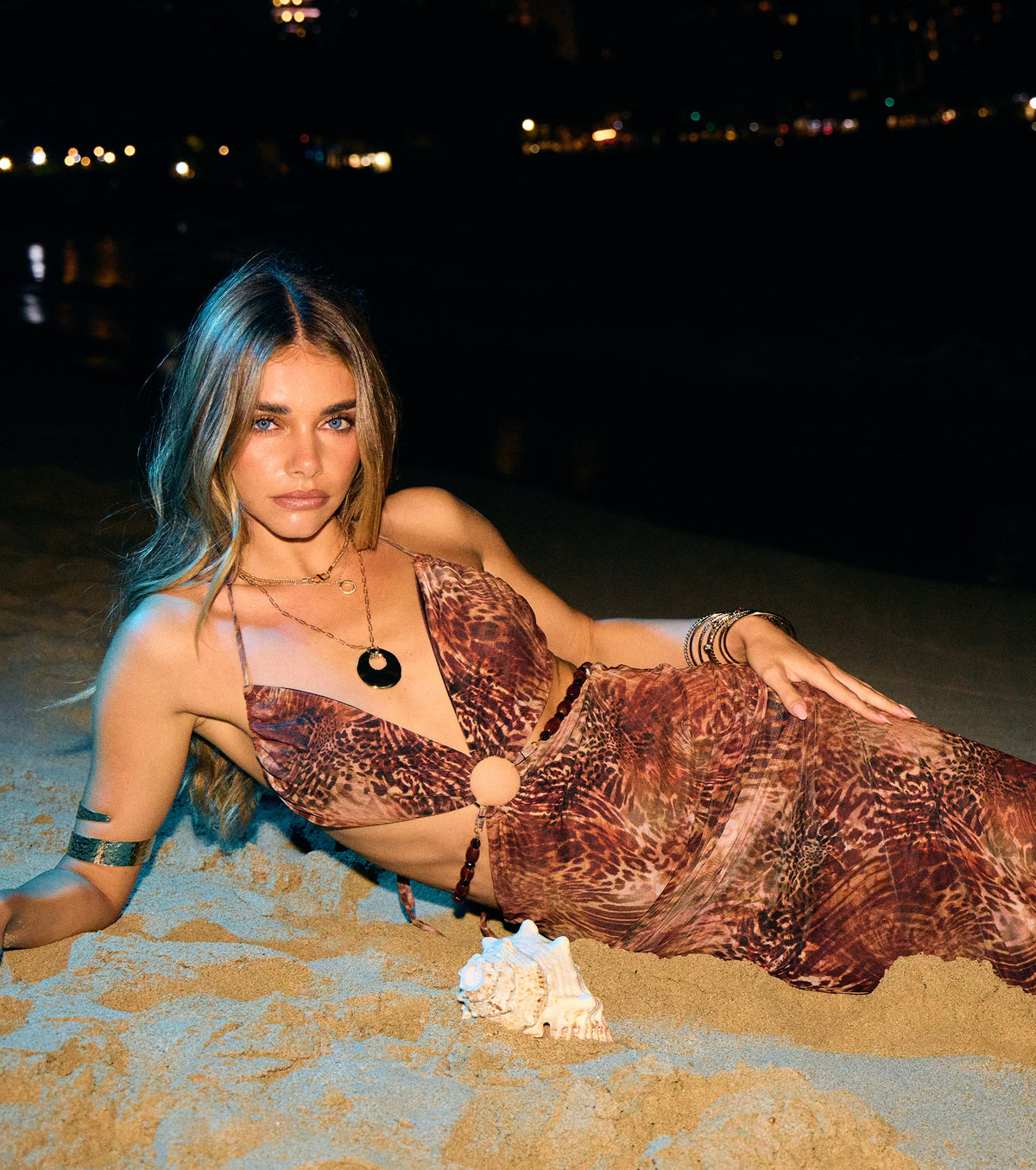 Addison Animal Print Formal Dress