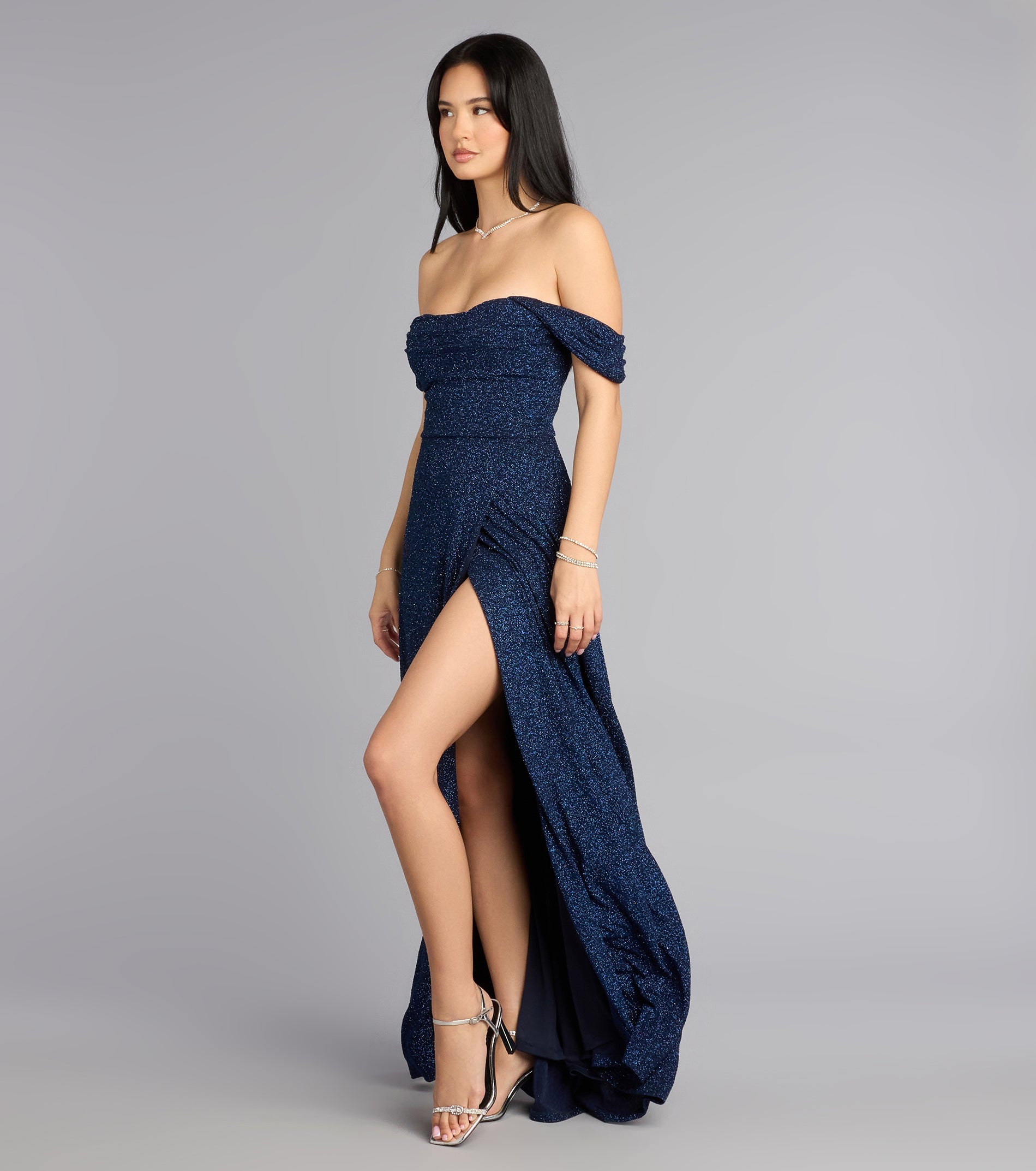 Hope Glitter A-Line Formal Dress
