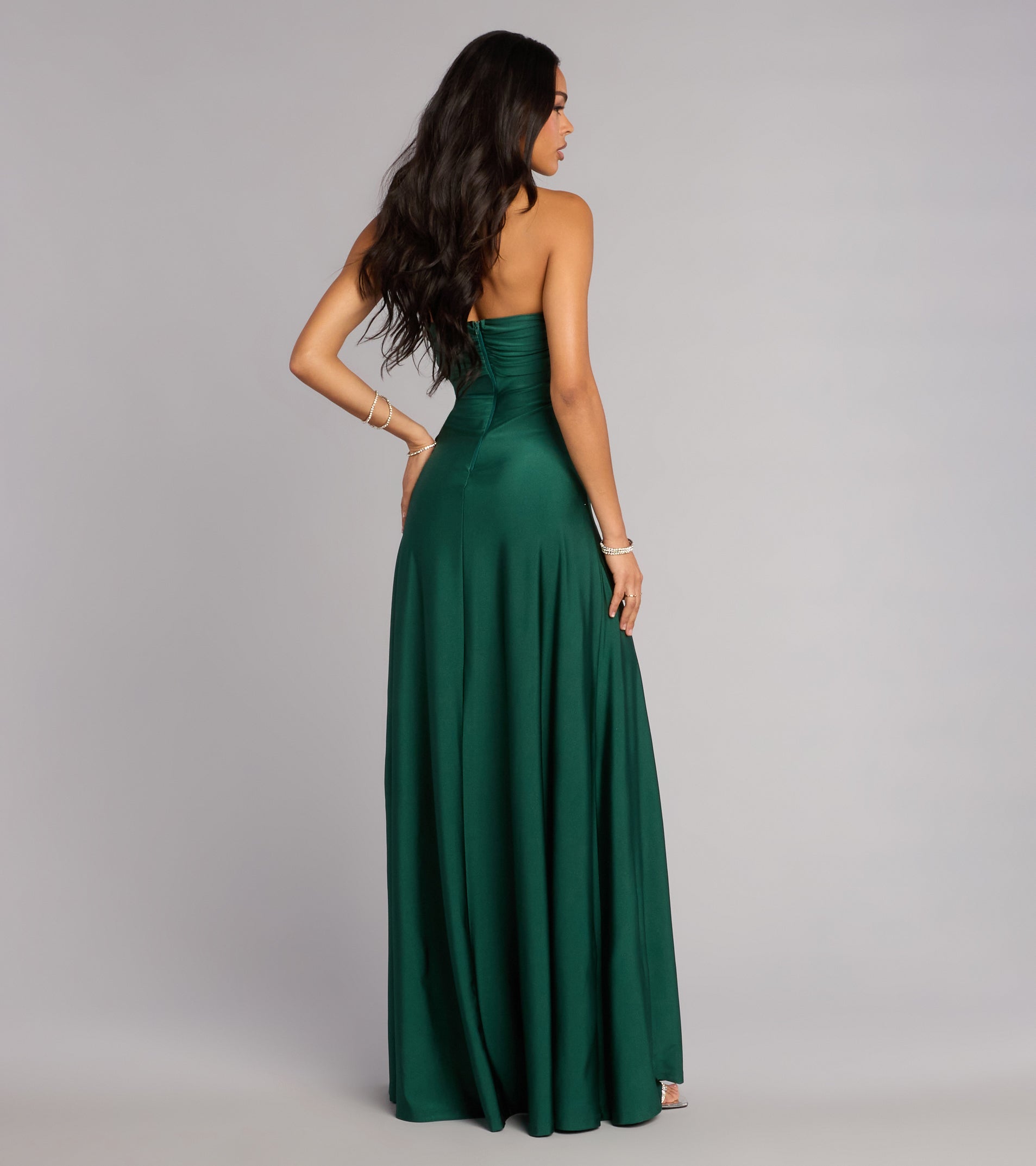 Ally Strapless A-Line Formal Dress