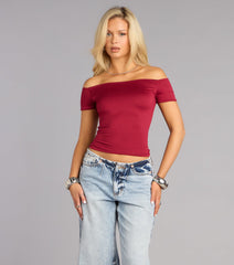 Simply Styled Off-The-Shoulder Top