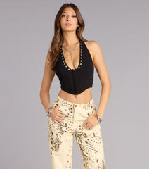 Heartbreaker Halter Corset Top