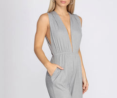 Mesmerize In Metallic Jumpsuit