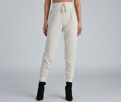 Casually Cozy Basic Joggers