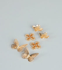 Sweet Garden Three-Piece Earrings Set