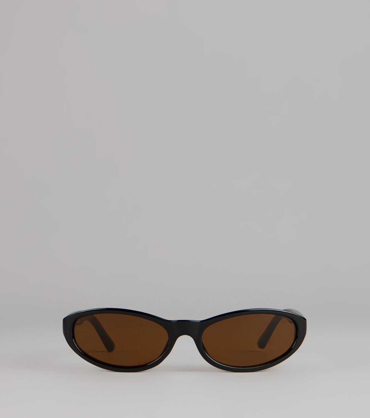 Minimalist Sleek Oval Sunglasses