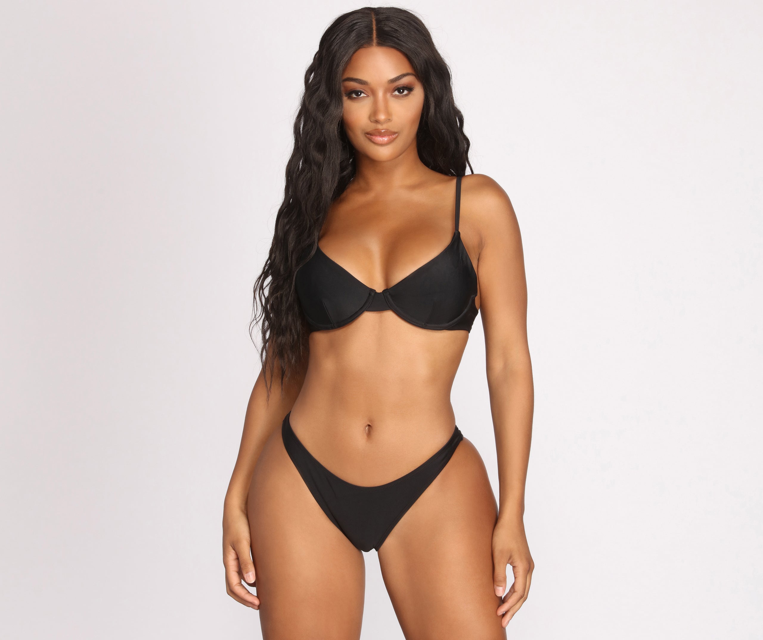 Don't Underestimate Me Low Rise Swim Bottoms