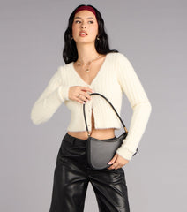 Modern Curve Shoulder Bag