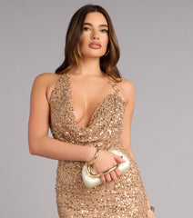 Polished Plans Pearlescent Metal Handle Clutch