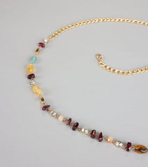 New Obsession Beaded Stone Chain Belt