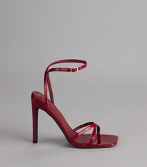 Statement Status Patent Stiletto Heels