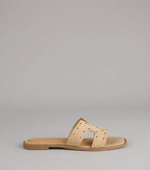 Weekend Style Studded Slide Sandals