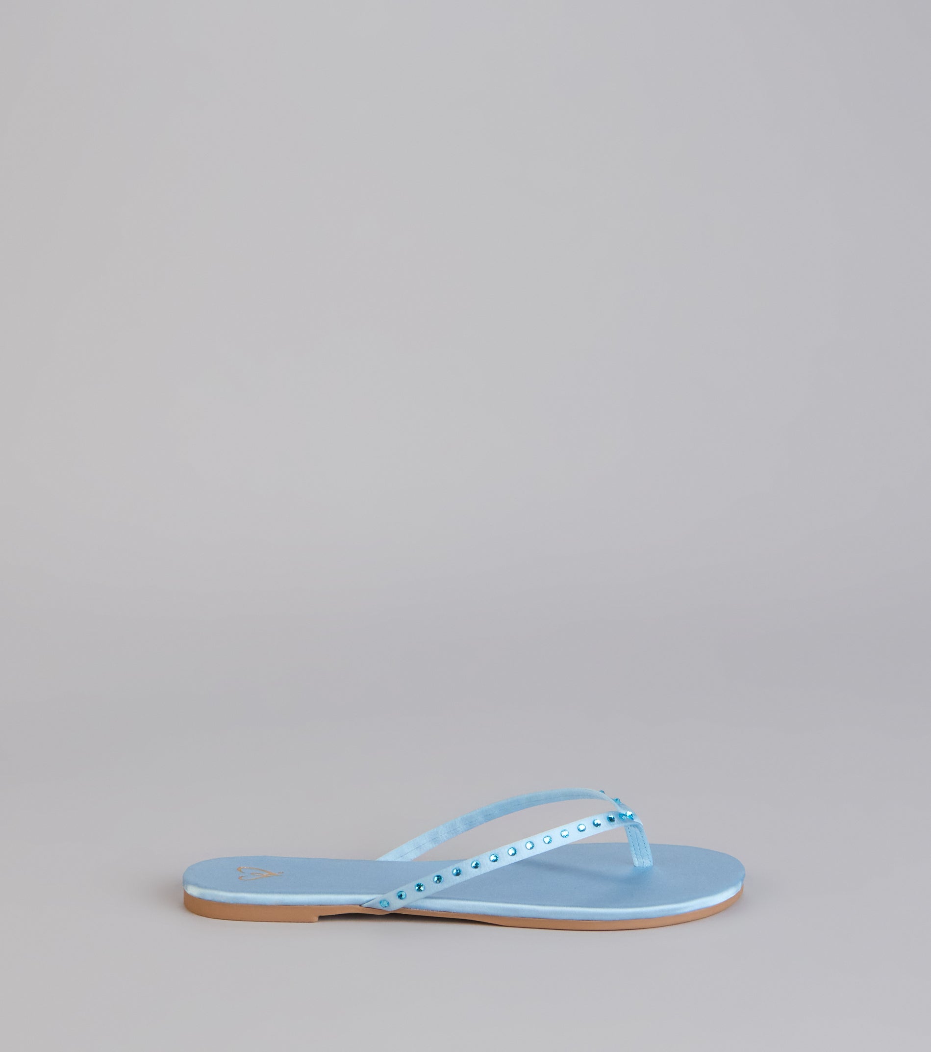 Casual Glow Satin Thong Sandals